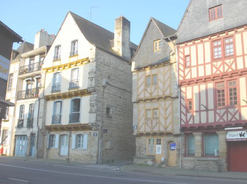 Medieval buildings in modern France
