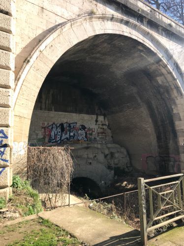 The outfall of the Cloaca Maxima.