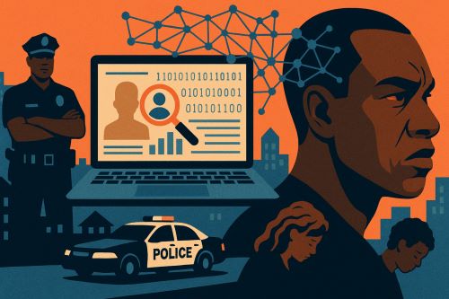 Image about predictive policing created by Brewminate with AI