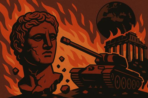 Image of attacks on education created by Brewminate with AI