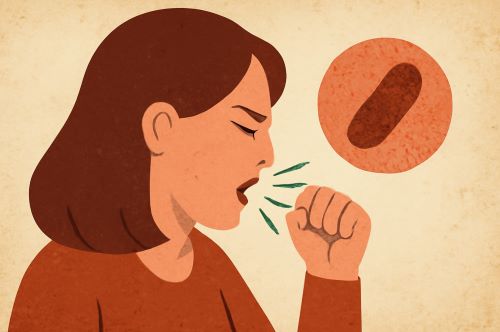 Illustration of whooping cough created by Brewminate with AI