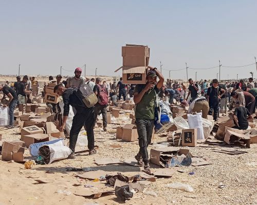 Palestinians will have to pass ‘security screening’ into the camp and then will not be allowed to leave.