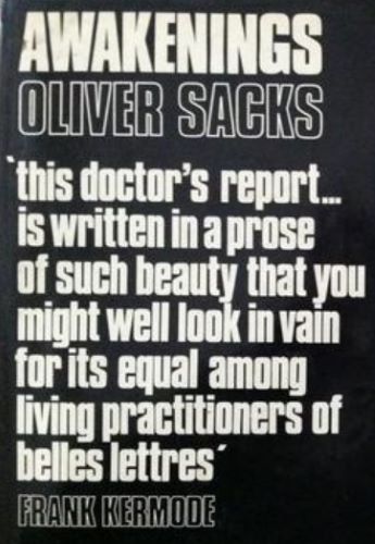 Front cover of first UK edition of Awakenings by Oliver Sacks