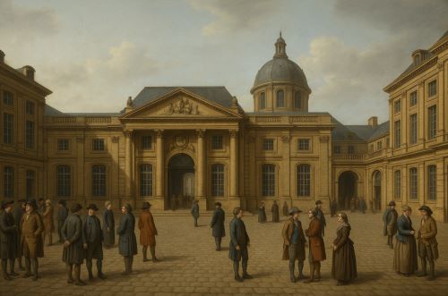 Illustration of the founding the national archives in France in 1790