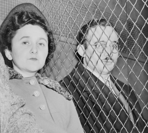 Ethel and Julius Rosenberg after their jury conviction in 1951