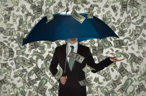 Raining money