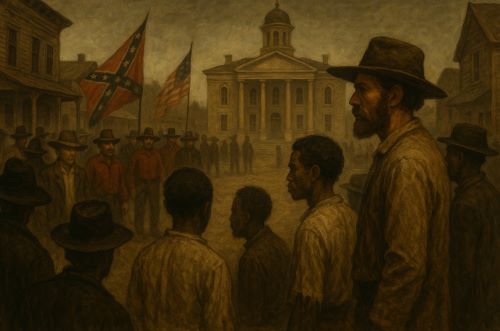 White League and Red Shirts: Racist Paramilitary Terror in the Late-19th Century America 10 Illustration of post-Reconstruction struggle