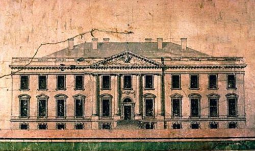 A House Made of Power: Architecture, Myth, and the Making of the White House 15 A 1793 elevation of the White House by James Hoban