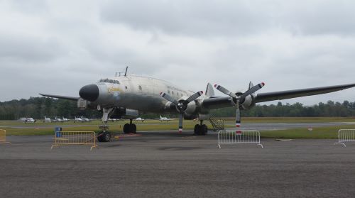 Wings of Command: The History, Myth, and Machinery of Air Force One 16 The VC-121 Columbine II, shown here while undergoing restoration in 2016, used by President Dwight Eisenhower