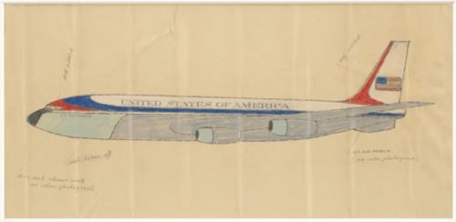 Wings of Command: The History, Myth, and Machinery of Air Force One 17 Raymond Loewy's initial design proposal for Air Force One