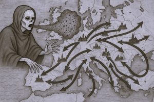 Breath of Contagion: Mapping the 1510 Flu Pandemic across Europe 13 080325-23-Disease-Medicine