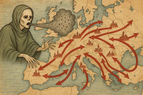 Breath of Contagion: Mapping the 1510 Flu Pandemic across Europe 11 Illustration of disease spreading across Europe