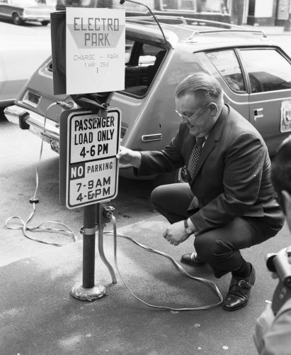 Tracing the Arc of Green Hydrogen from 1766 to the Gremlin in 1972 14 Seattle City Light Superintendent Gordon Vickery at charging station for the electric Gremlin