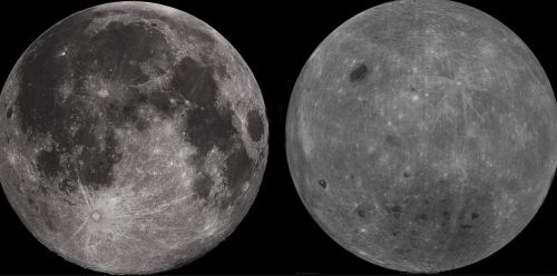 In the Shadow of the Earth: NASA’s Lunar Nuclear Gamble 12 The near side (left) and far side (right) of the Moon in visible light