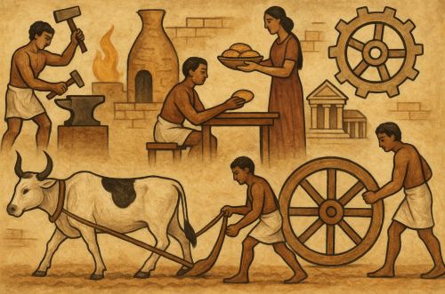 Bound by Necessity: Technology and Economies in the Ancient World 2 Illustration of ancient technology
