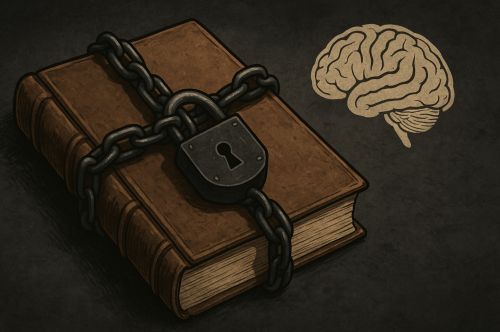 Knowledge in Chains: The Restriction of Technology from Antiquity to the Present 2 Illustration of a book bound in chains