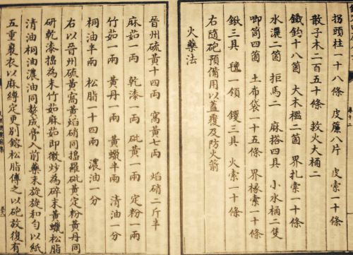 Knowledge in Chains: The Restriction of Technology from Antiquity to the Present 10 The earliest known written description of the formula for gunpowder