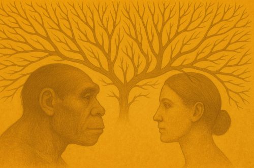Minds Entwined: The Branching Paths of Human Evolution 2 Illustration about evolution