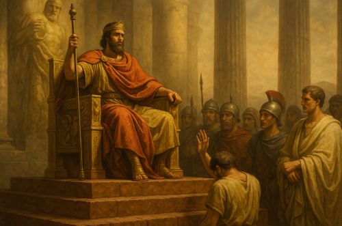 Thrones and Mandates: The Ancient World’s Devotion to Absolute Rule 2 King on throne