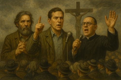 Prophets, Pacifists, and Theocrats: Radical Christianity in the 20th Century 2 Illustration of Christian nationalism