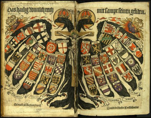Prophets, Pacifists, and Theocrats: Radical Christianity in the 20th Century 6 Painted illustration of the quaternion eagle of the Holy Roman Empire