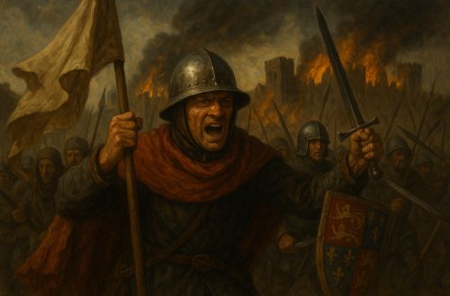 A Kingdom in Tumult: Jack Cade’s Rebellion and the Crisis of 1450 2 Illustration of medieval rebellion