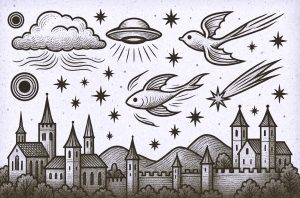 Signs in the Sky: Medieval Reports of UFOs and Aerial Wonders 12 091825-03-History-Science