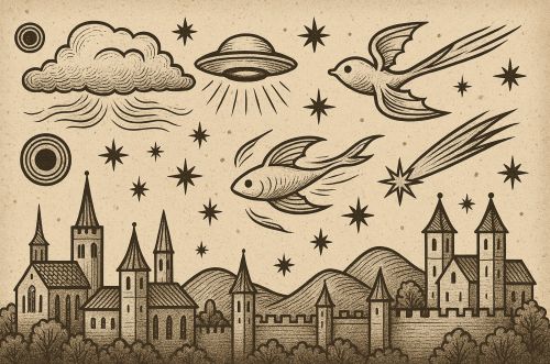 Signs in the Sky: Medieval Reports of UFOs and Aerial Wonders 2 Signs in the Sky: Medieval Reports of UFOs and Aerial Wonders