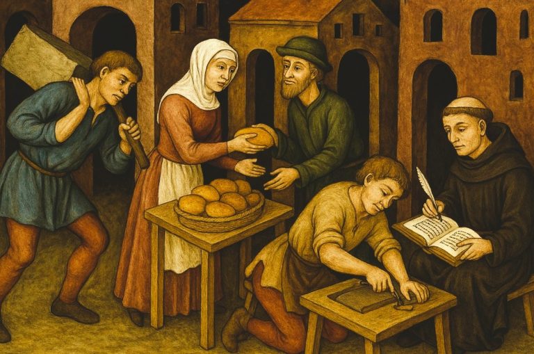 Casual Labor, Independent Crafts, and Ecclesiastical Hustles: The Medieval European Gig Economy 35 102825-01-Labor-Medieval