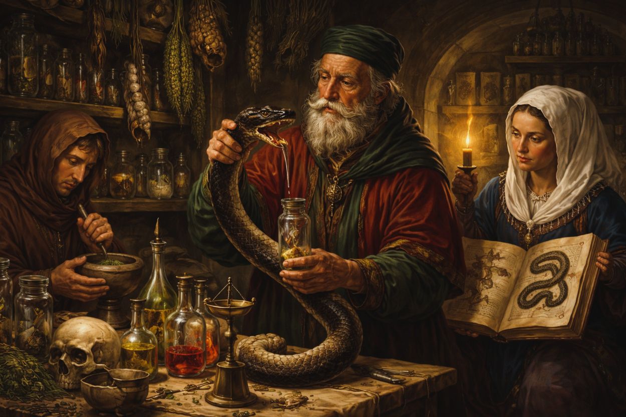 Snake Oil: Serpent Venom Remedies in Medieval Medical Thought
