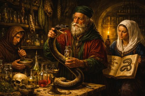 Snake Oil: Serpent Venom Remedies in Medieval Medical Thought