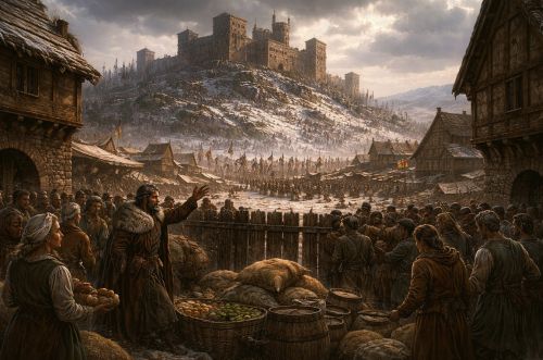 When Medieval Towns Starved Their Lords: Economic Noncooperation and Power