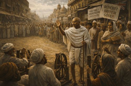 Noncooperation as Strategy: Gandhi’s Swadeshi and the Power of Refusal