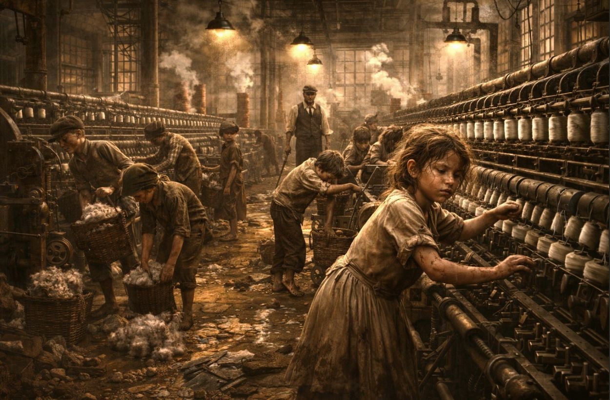 Engineered Exhaustion: The Factory System, Child Labor, and Structural Harm in the Industrial Age