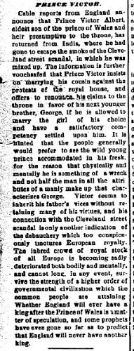 Cleveland Street: British Aristocrats, a Male Brothel, and Late Victorian Elite Containment 8 Cleveland Street: British Aristocrats, a Male Brothel, and Late Victorian Elite Containment
