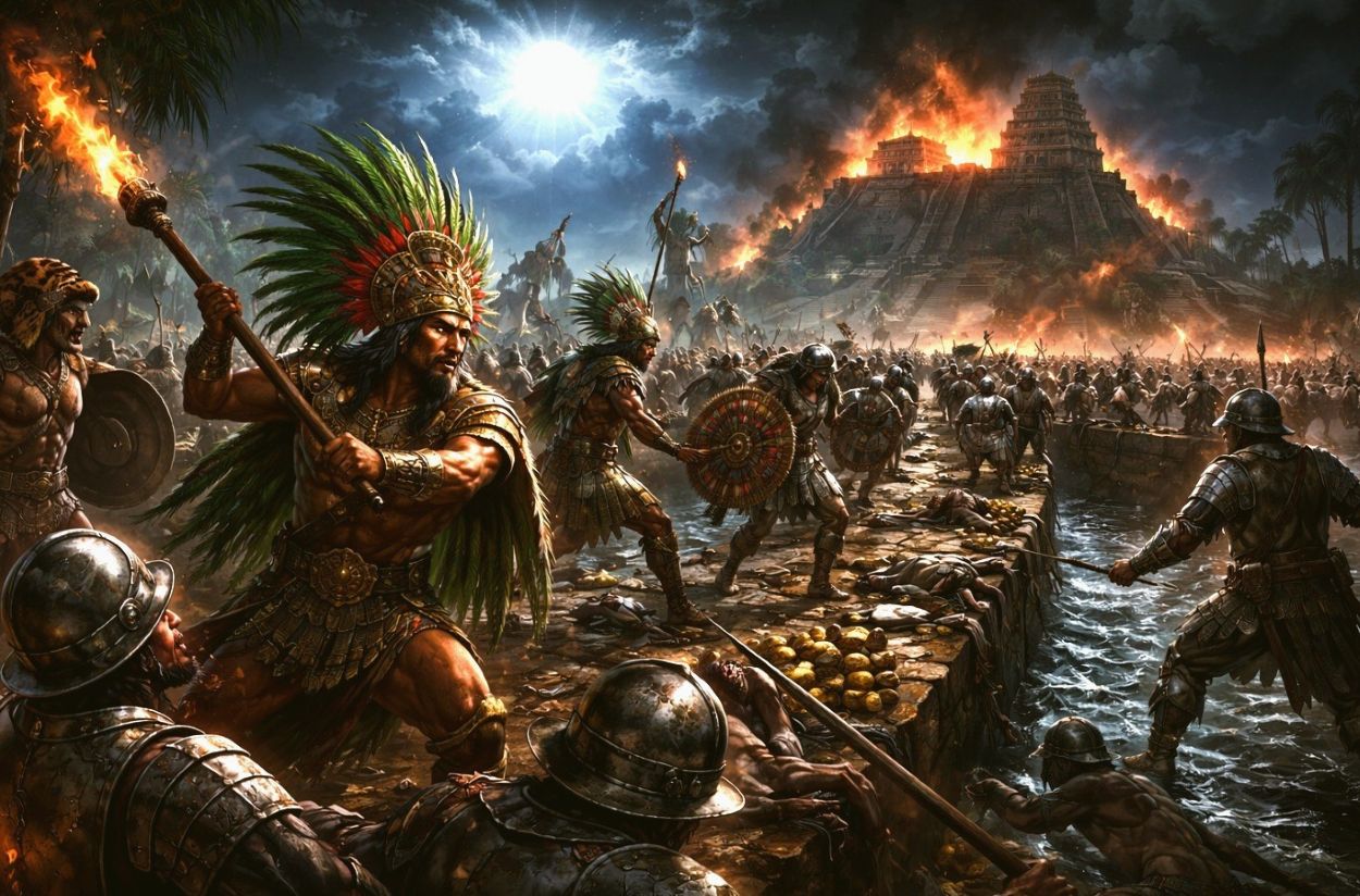 La Noche Triste: Aztec Resistance and the Spanish Catastrophe in Tenochtitlan