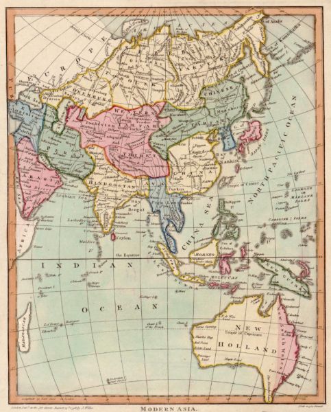 Modern Asia. John Wilkes, 1796