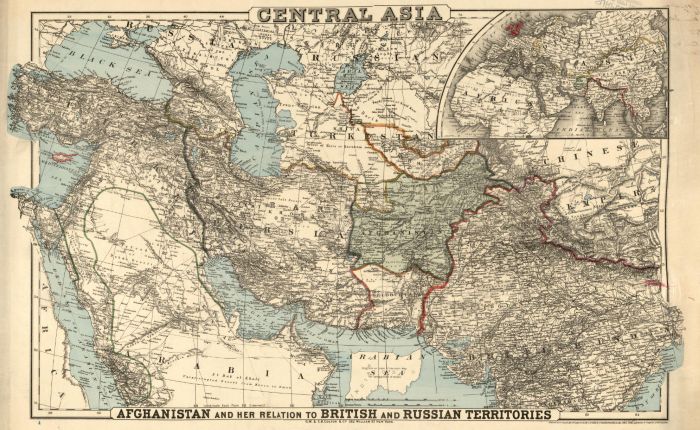 Central Asia. G.W. & C.B. Colton & Co. [1885]