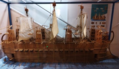 A small in size replica of Syracusia