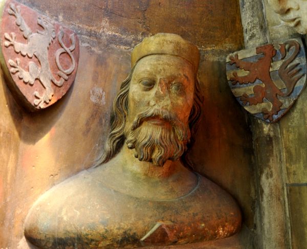 14th-century bust of John of Bohemia