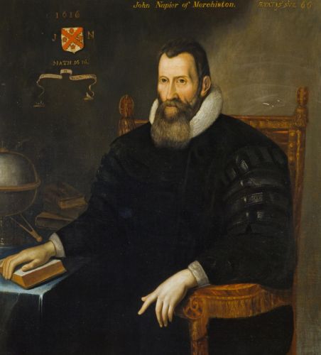 1616 portrait of John Napier