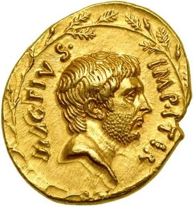 Aureus of Sextus Pompeius, 42–40 BC, minted in Sicily