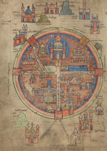 Deceitful Crusades: How Urban II Turned Holy War into Papal Power 7 The chronicle of Robert the Monk includes one of the Crusader maps of Jerusalem