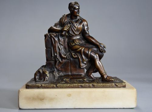 19th century French bronze of Leon of Salamis