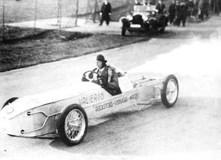 Hoisted with Their Own Petards: Inventors, Regret, and the Dark Afterlife of Invention 9 Max Valier in a rocket car, c.โ1930