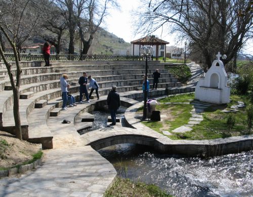 Lies about Leading Ladies: How Christianity Rewrote Women’s Authority 7 A modern Greek Orthodox outdoor chapel on what is said to be the site where Lydia was baptized
