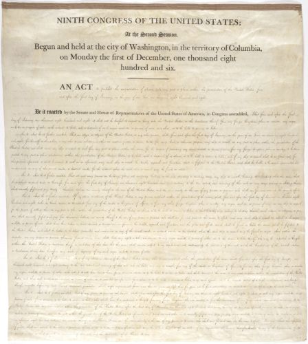 Act Prohibiting Importation of Slaves (1807)