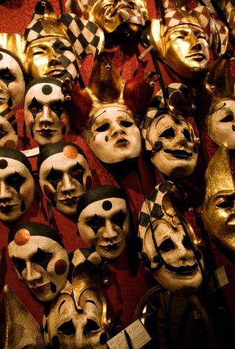Farces and Soties: Musical and Comic Secular Theater in Medieval Europe 10 Typical masks worn at the Venice Carnival