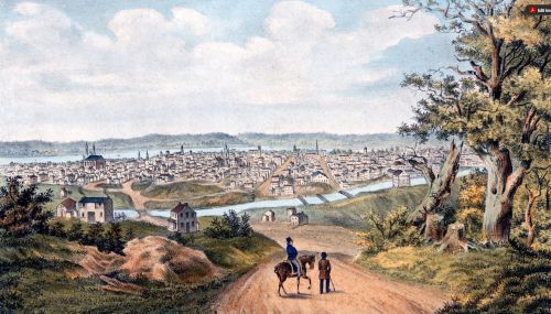 Beautiful Dreamer: Stephen Foster and the Troubled Birth of American Popular Music 6 Cincinnati in 1841 with the Miami and Erie Canal in the foreground
