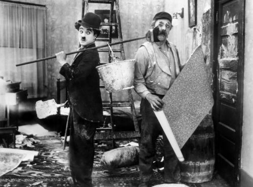 How American Vaudeville Theater (1880s to 1930s) Invented Modern Entertainment 9 A slapstick scene from the 1915 Charlie Chaplin film His New Job